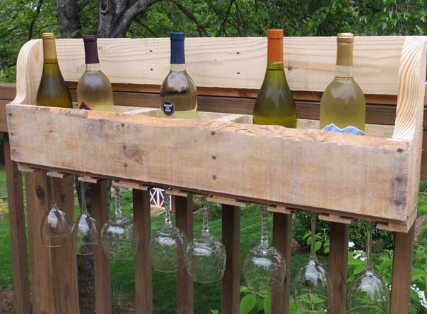 DIY – Faça um Rack Para Vinhos com Pallets
