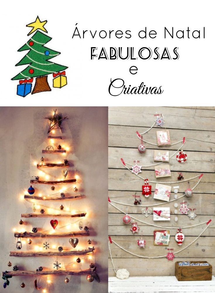 arvores de natal fabulosas criativas