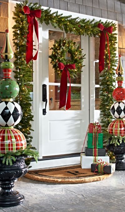 15 Melhores Decorações de Portas Para o Natal - Assim que Faz