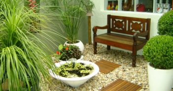 10 pátios rústicos divinos para sua casa pátio com chão de pedrinhas