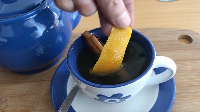 Chá | Infusão Casca de laranja com canela